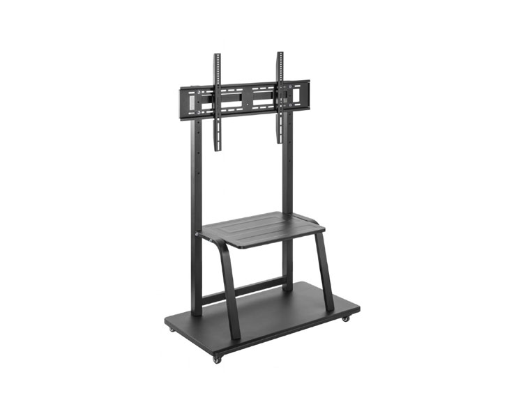 მონიტორის სადგამი: Gembird TVS-100F-01 TV floor stand with caster wheels 37"-100"
