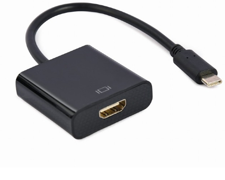 ადაპტერი: Gembird A-CM-HDMIF-04 USB Type-C to HDMI adapter 4K/60Hz 15cm Black