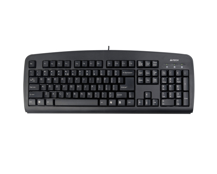 კლავიატურა: A4Tech KB-720 USB keyboard EN/RU Black
