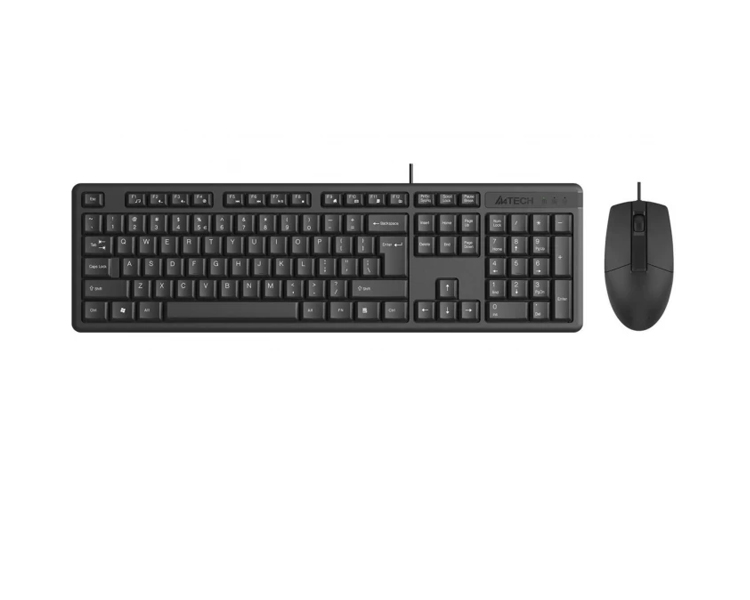 კლავიატურა-მაუსი: A4Tech KR-3330/KR-3330S Multimedia FN Desktop Black