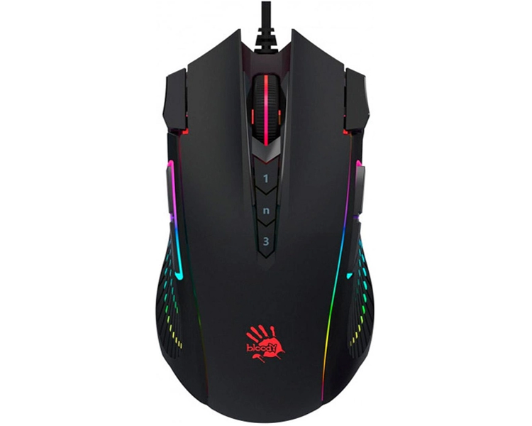 მაუსი: A4tech Bloody J90s 2-FIRE RGB Gaming Mouse Stone Black