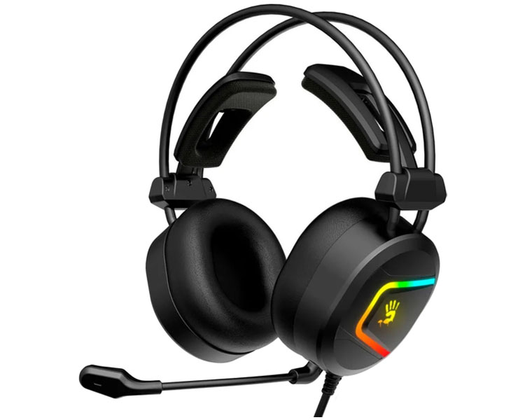 ყურსასმენი: A4tech Bloody MC750 ANC RGB Gaming Headset Black