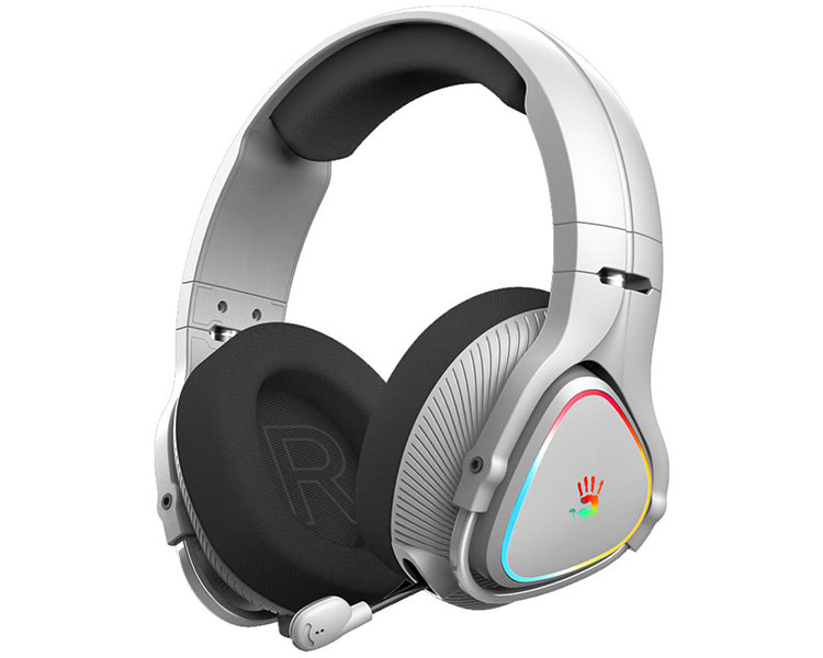 ყურსასმენი: A4tech Bloody MR710 RGB Dual Mode Wireless Gaming Headset Grey