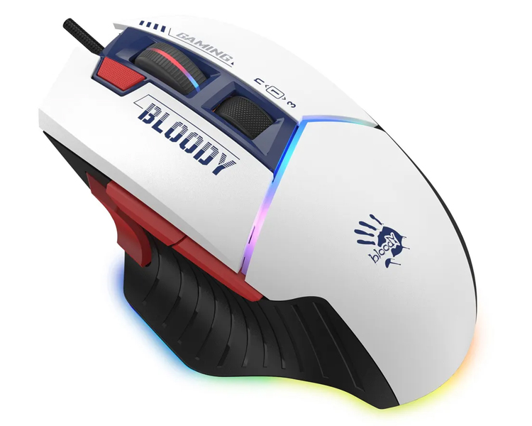 მაუსი: A4tech Bloody W95 Max Sports RGB Gaming Mouse Sports Navy