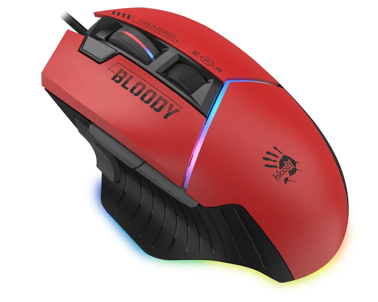მაუსი: A4tech Bloody W95 Max Sports RGB Gaming Mouse Sports Red