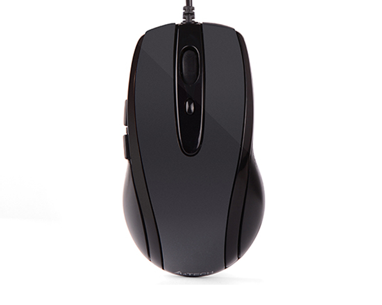 მაუსი: A4tech V-Track Padless N-708X Wired Optical Mouse Glossy Grey