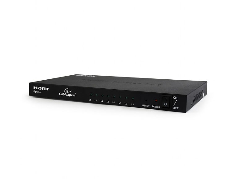 სპლიტერი: Gembird DSP-8PH4-03 HDMI splitter 8 ports
