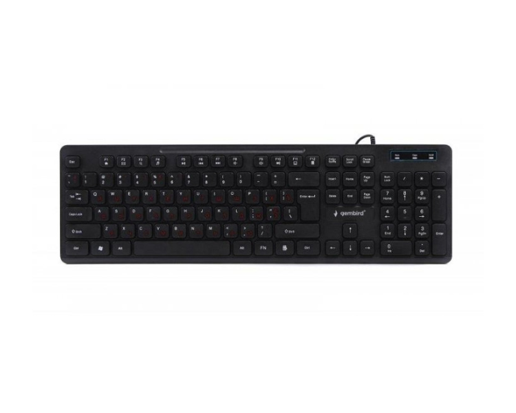 კლავიატურა: Gembird KB-MCH-04 Multimedia keyboard USB Black