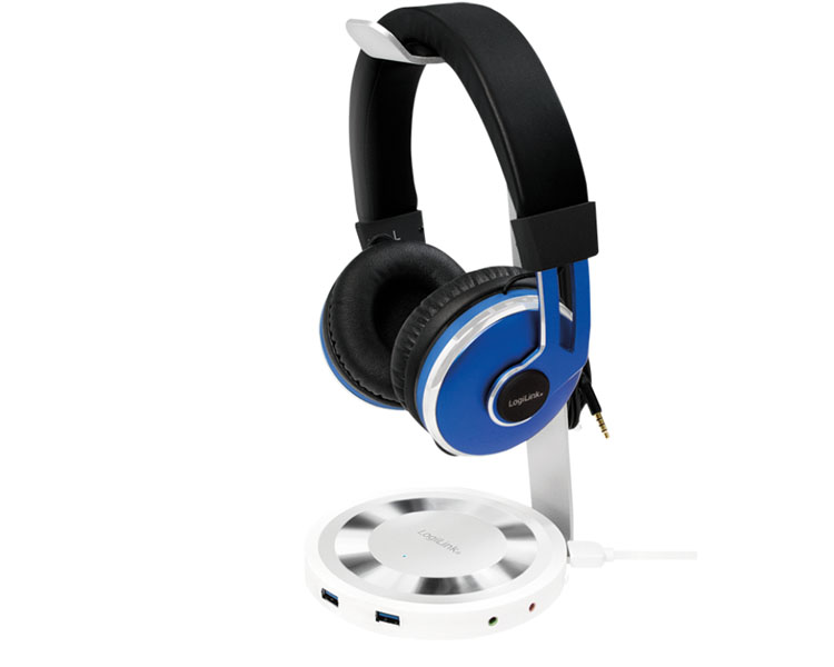 ყურსასმენის სადგამი: Logilink UA0304 Aluminum Headset Stand Silver