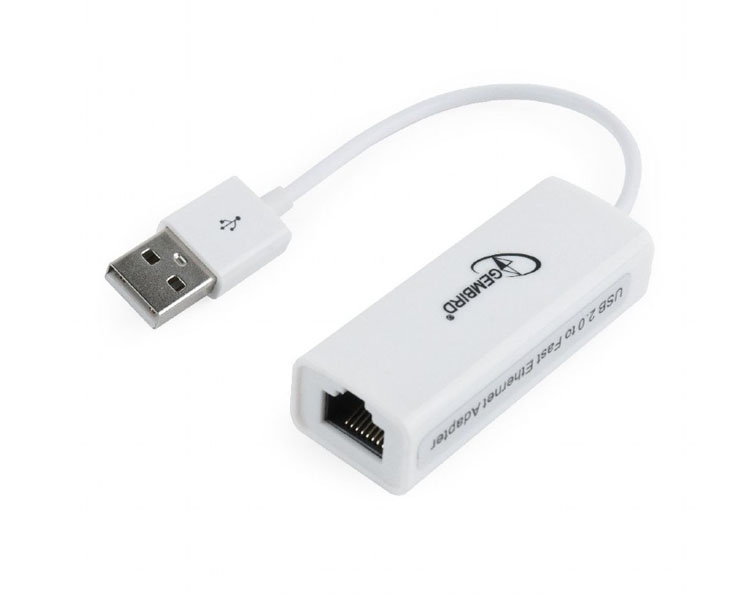 ადაპტერი: Gembird NIC-U2-02 USB 2.0 LAN adapter