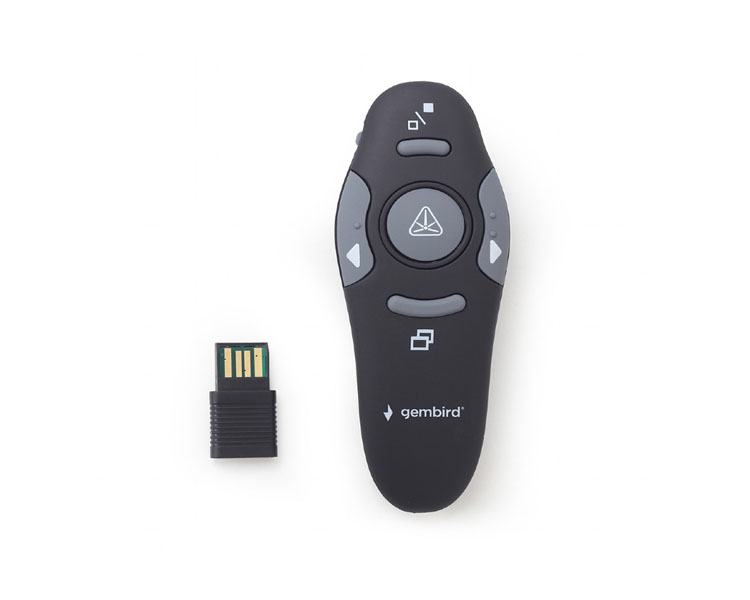 პრეზენტერი: Gembird WP-L-01 Wireless presenter with laser pointer