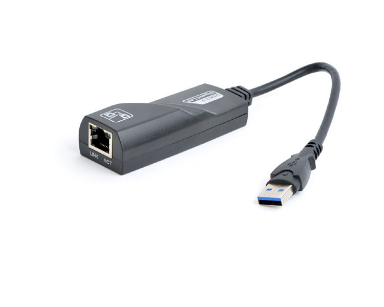 ადაპტერი: Gembird NIC-U3-02 USB 3.0 Gigabit LAN adapter