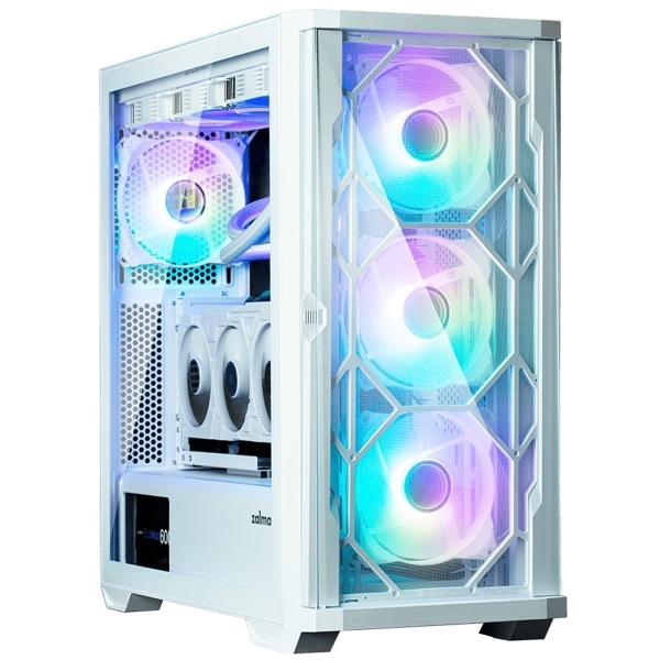 ქეისი Zalman Z10DUOWHITE, Computer Case, MidT, E-ATX, ATX, mini-ITX, micro-ATX, USB 3.0x2, White