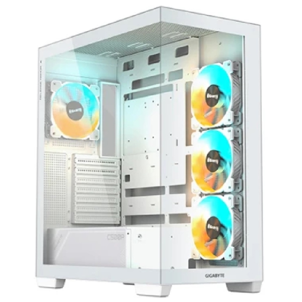 ქეისი Gigabyte C500PI ST, Computer Case, MidT, Micro-ATX, Mini-ITX, 2 x USB 3.0, 1 x USB-C, White