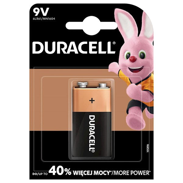 Duracell Basic Blister 9V (125308) 6LR61/MN1604,