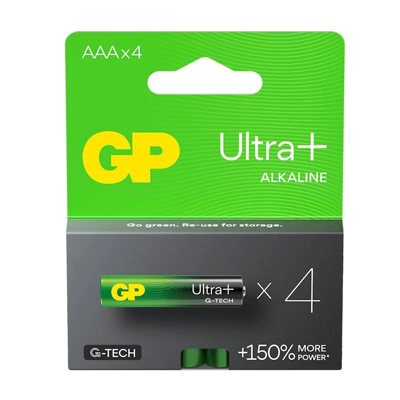 GPPCA24UP178 , GP 24AUP-U4 ( AAAx4 ) ALKALINE BATTERY ULTRA+  ((LR03) GP 203985