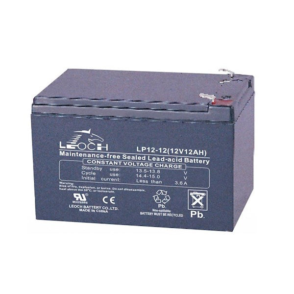 LEOCH Rechargable Battery (12V12AH)  LP12-12