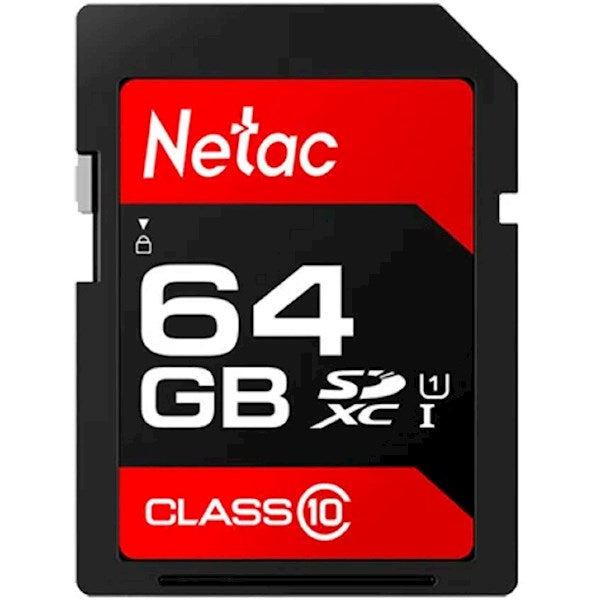 Netac P600 SDXC 64GB U1/C10 up to 90MB/s, bulk pack, NT02P600STN-064G-N