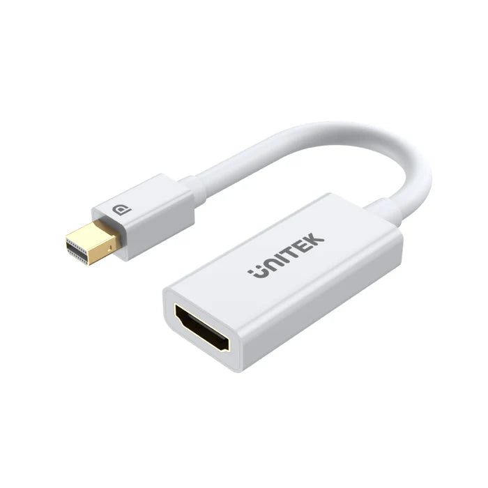 Y-6331, UNITEK, 20CM Mini DisplayPort to HDMI Female Adapter (4K)