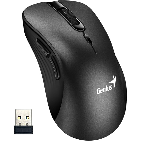 Genius Ergo 8100S, Black, Wireless mouse