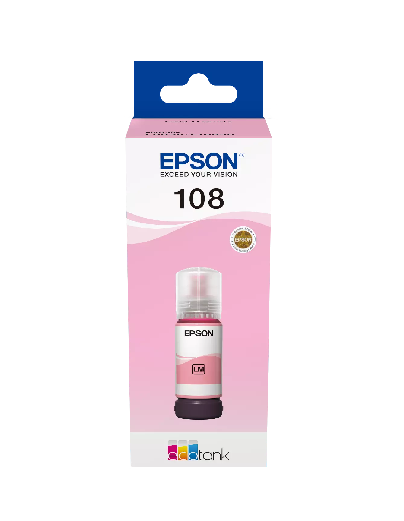 EPSON 108 - C13T09C64A, Light Magenta Ink Bottle 70ml