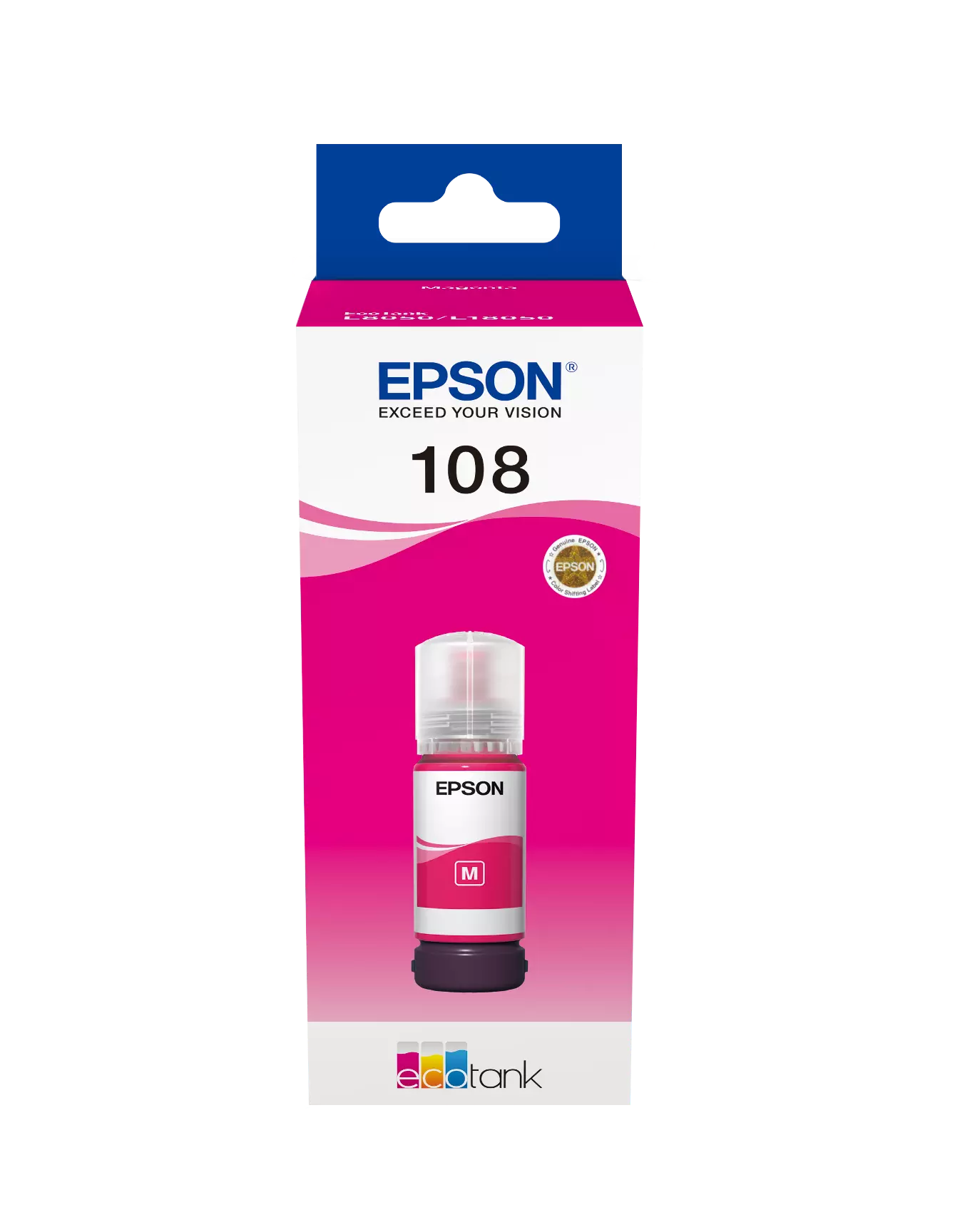 EPSON 108 - C13T09C34A, Magenta Ink Bottle 70ml