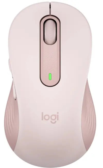 LOGITECH M650L Signature Bluetooth Mouse - ROSE SmartWheel scrolling 400 DPI, L910-006237