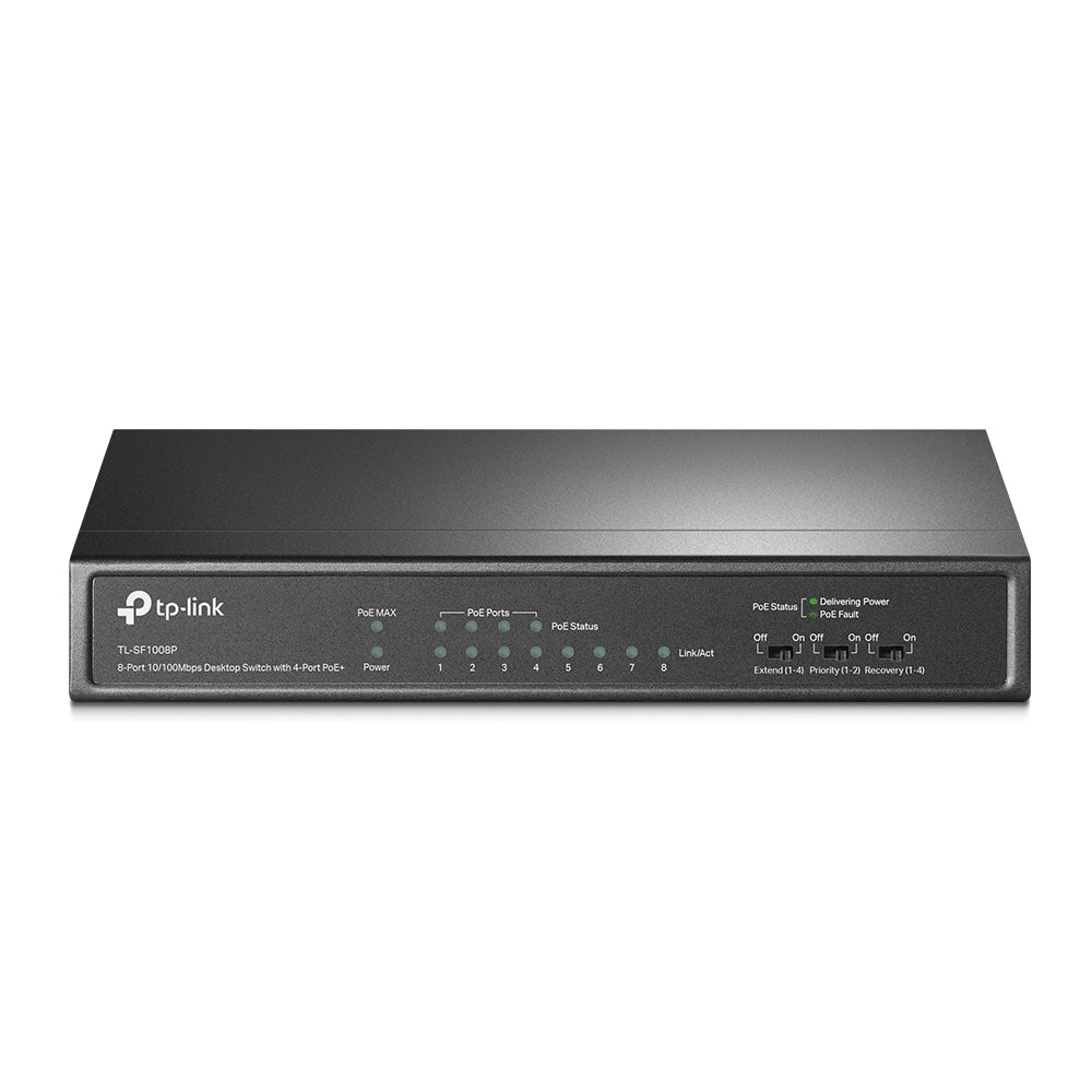 TP-Link TL-SF1008P, 8-port 10/100M  Desktop Switch