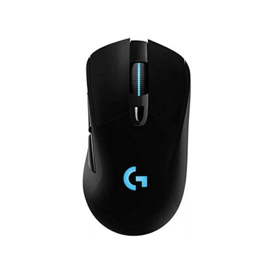 Logitech G703, gaming mouse, HERO Sensor, DPI 100–25,600, 95 grams USB 1.8m, BLACK (L910-005640)