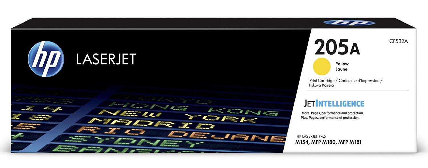 HP 205A Yellow Original LaserJet Toner Cartridge CF532A