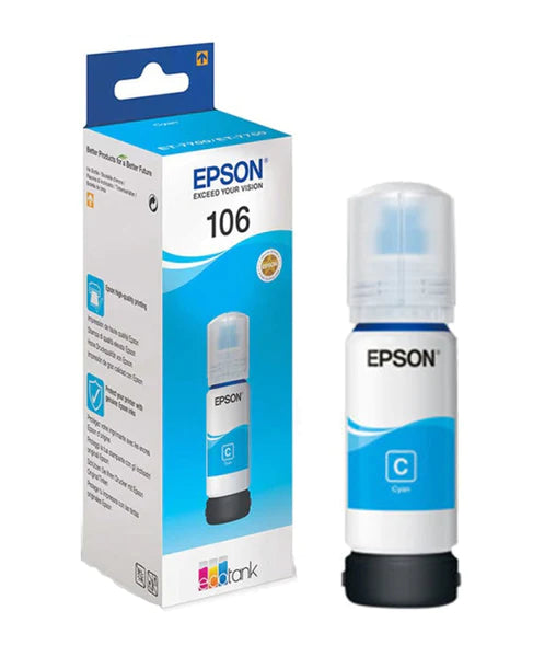 Epson 106 EcoTank Cyan ink bottle L7160/L7180