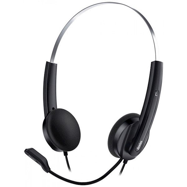 Genius HS-220U, Wired, USB, Headphone, Black