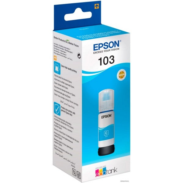 Epson 103 EcoTank Cyan ink bottle 65ml