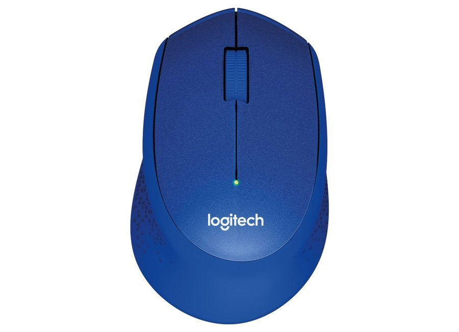 LOGITECH M330 Wireless Mouse - SILENT PLUS - BLUE