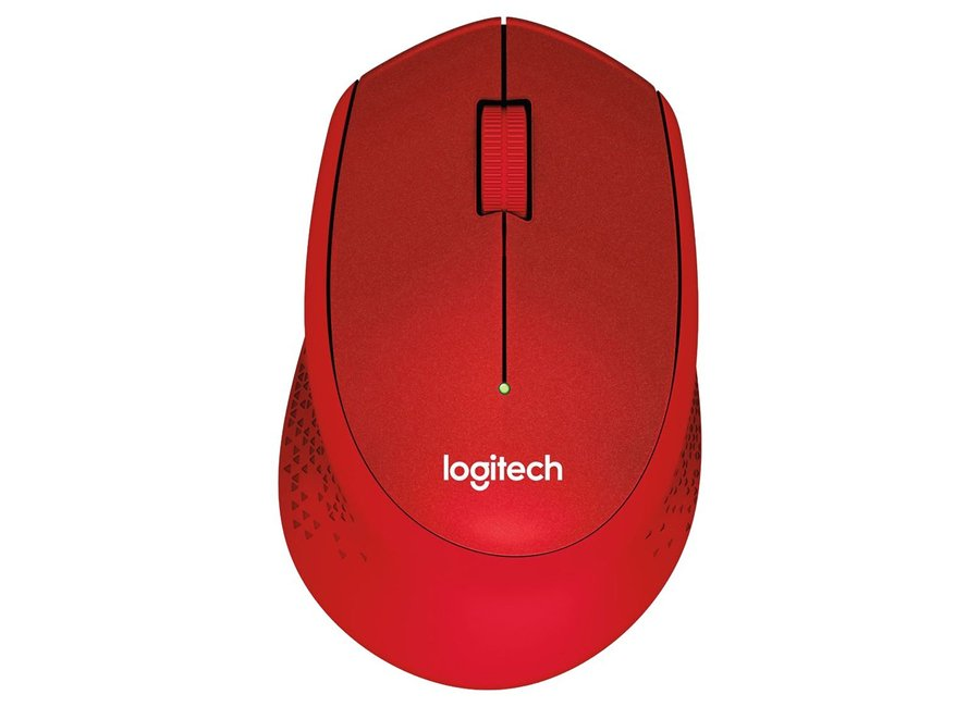 Logitech M330 Wireless Mouse - SILENT PLUS - RED