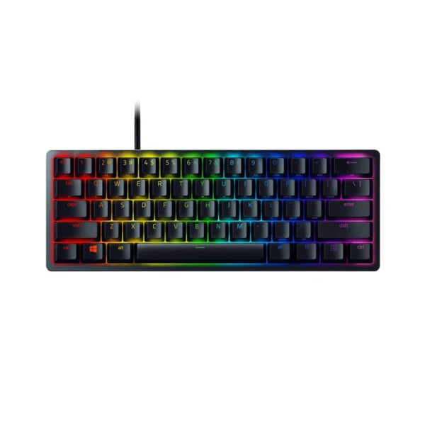 Razer Huntsman Mini Purple Switch USB RU RGB, Black, RZ03-03391500-R3R1