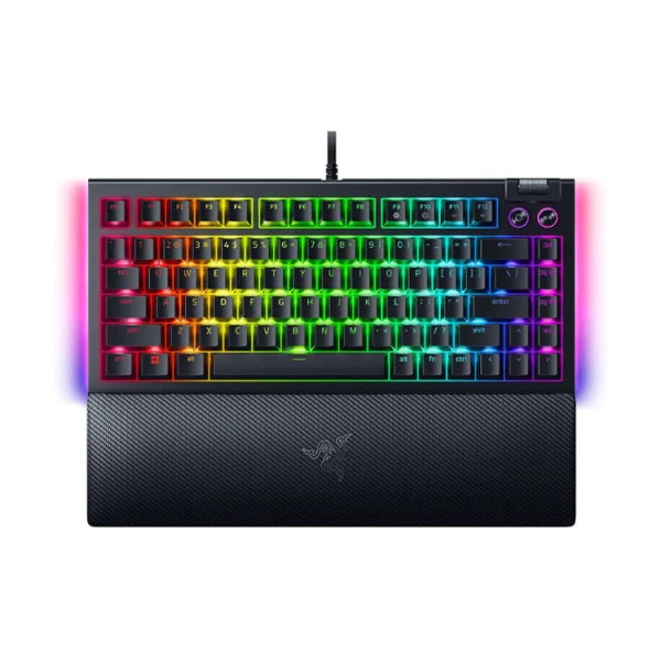 Razer Keyboard BlackWidow V4 75% RGB 83key Mechanical Tactile Switch GEN-3 USB EN, black, RZ03-05000100-R3M1