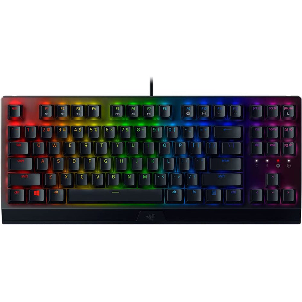 Razer BlackWidow V3 TKL Green Switch USB US RGB, Black, RZ03-03490100-R3M1