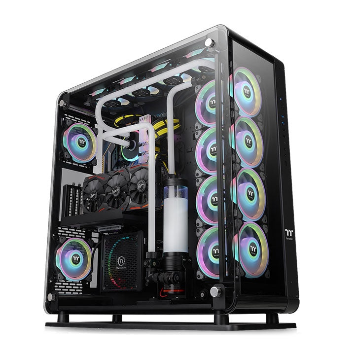 ThermalTake Core P8 TG, Black/Wall Mount/4mm Tempered Glass*3, CA-1Q2-00M1WN-00