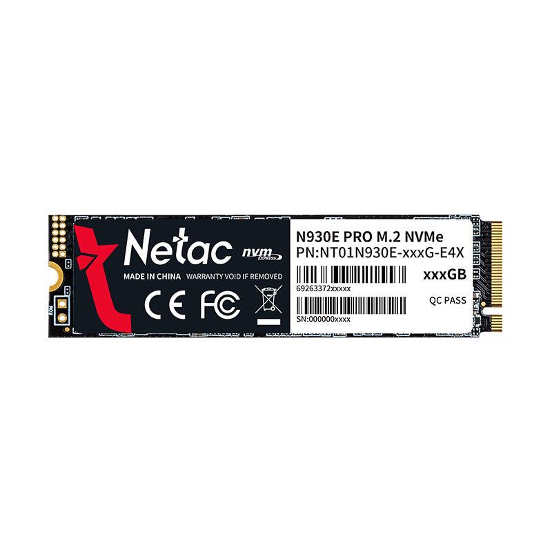 NETAC N930E Pro ,128GB PCIe Gen 3 x4 M.2 2280 NVMe 1.3 SSD , NT01N930E-128G-E4X