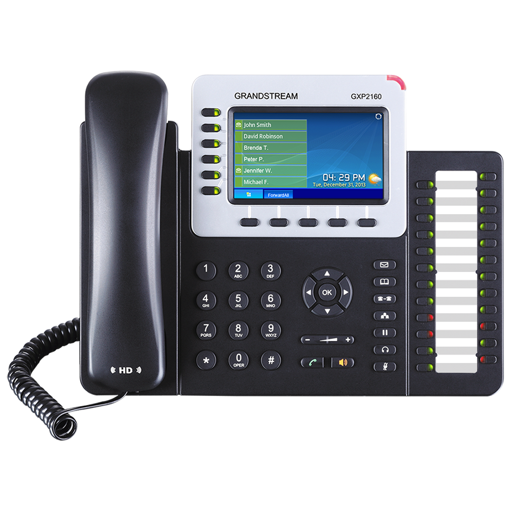 Grandstream GXP2160, Enterprise IP Telephone: 6-line Enterprise HD IP Phone