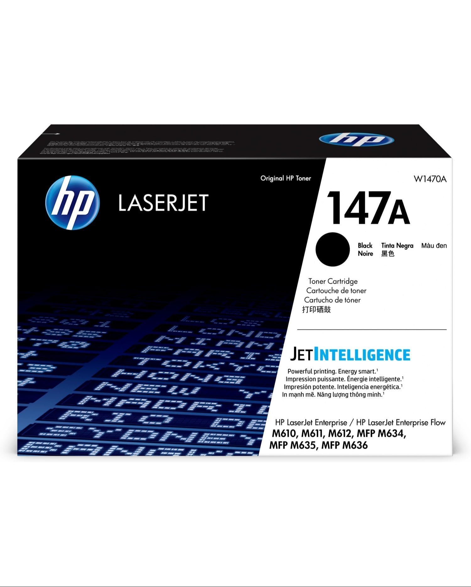 HP 147A Black LaserJet Toner Cartridge W1470A