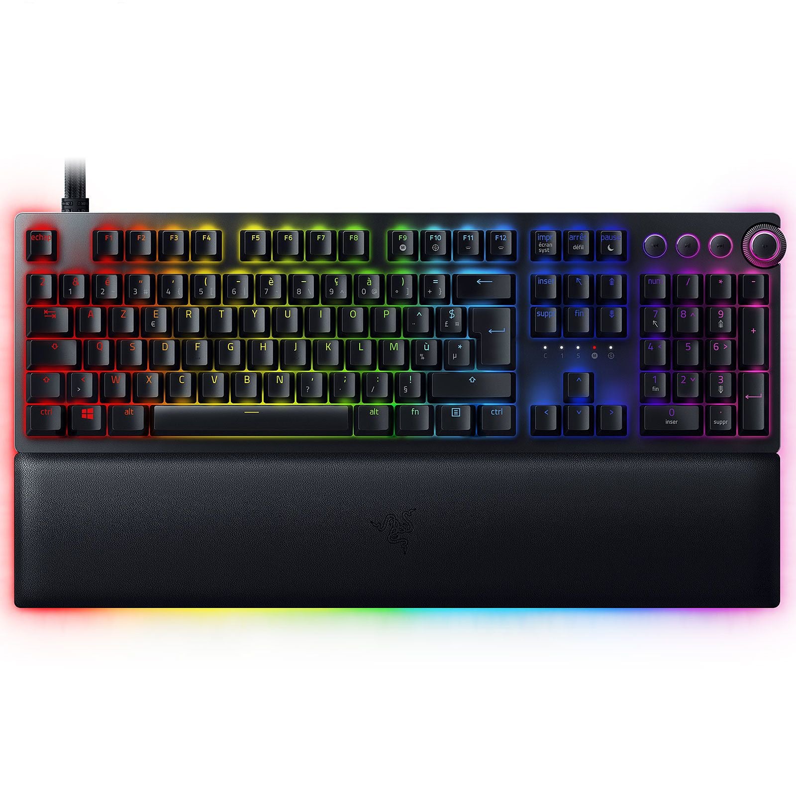 Razer Gaming Keyboard Huntsman V2 Analog Switch USB RU RGB Black
