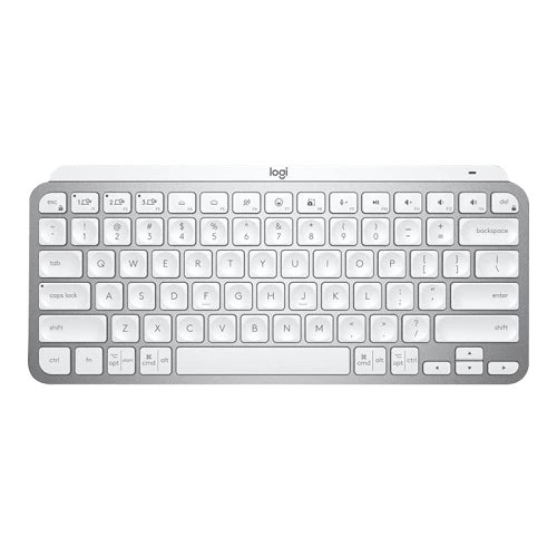 LOGITECH MX Keys Mini, Bluetooth Illuminated Keyboard - PALE GREY 920-010502