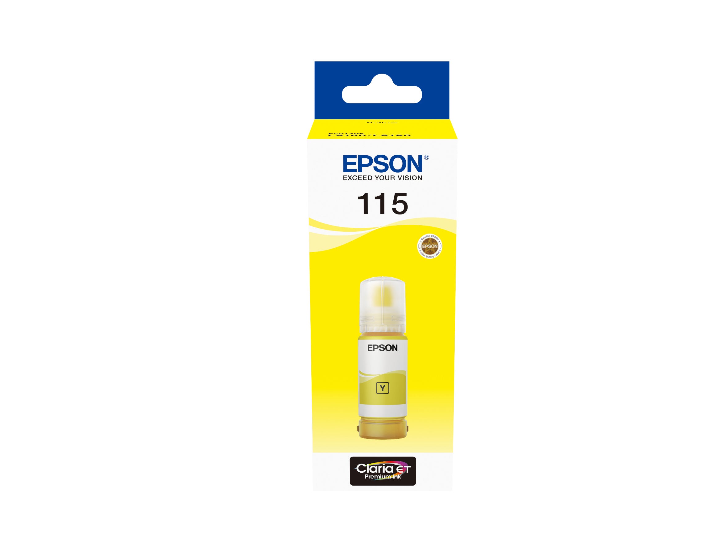 C13T07D44A, Epson EcoTank 115 I/C (b) L8160/L8180, YELLOW  Bottle