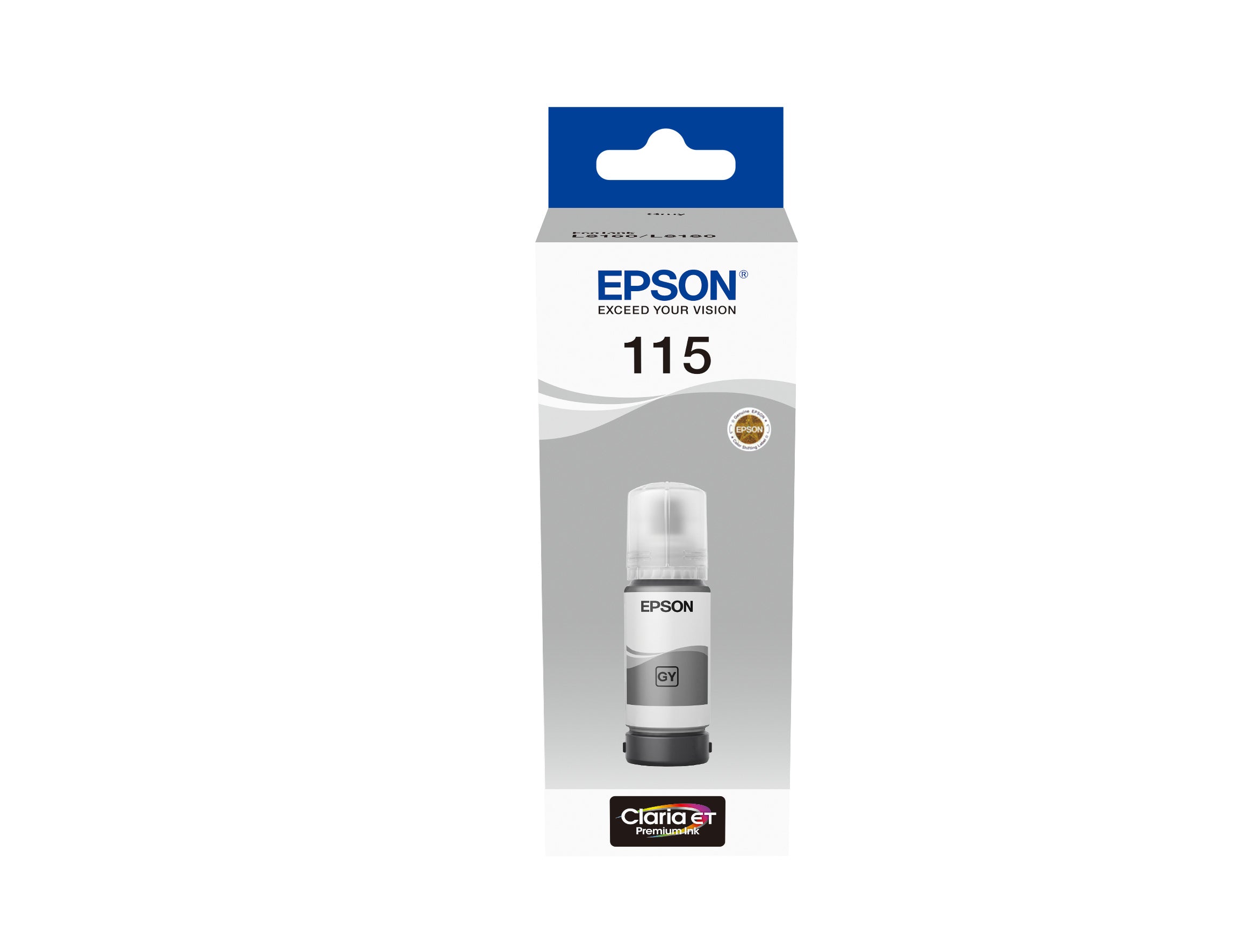 C13T07D54A, Epson EcoTank 115 I/C (b) L8160/L8180, GREY Bottle