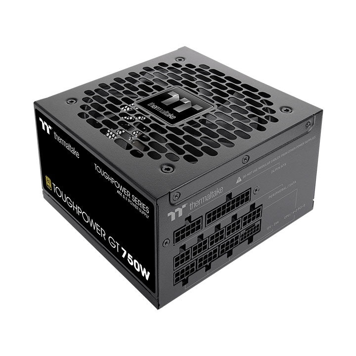 Toughpower GT 750W, ThermalTake Black, Fully Modular Power Supply, Full Range, 80 Plus Gold, EU, ATX 3.1, PS-TPT-0750FNFAGE-3