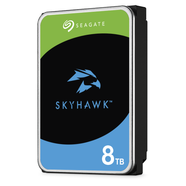 Seagate SkyHawk 8TB, SATA 3.0 Low-RPM spindle speed  (ST8000VX009)