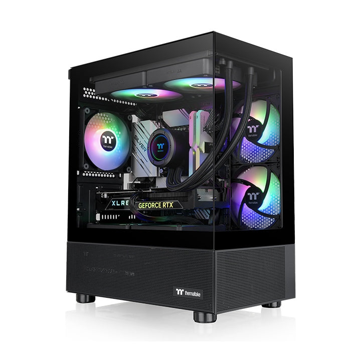 ThermalTake View 170 TG ARGB,  Black, Tempered Glass, 120mm ARGB Lite Fan*3, CA-1Z4-00M1WN-00