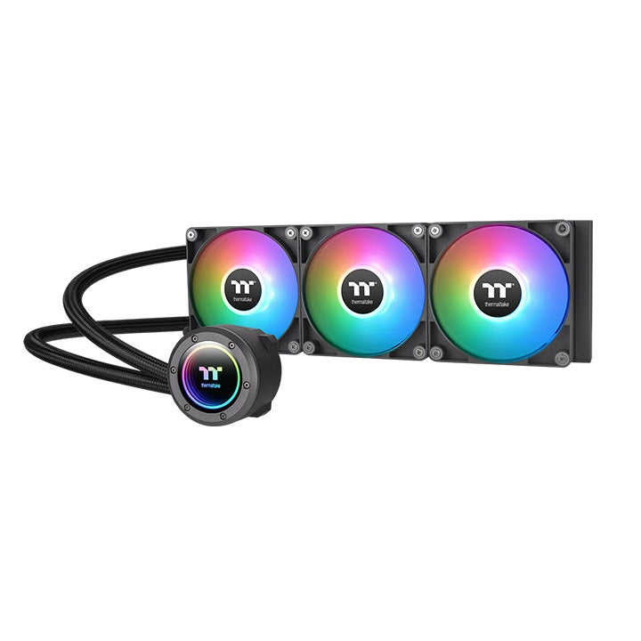 ThermalTake TH360 V2 ARGB, Black Liquid Cooler System, 120 ARGB Fan *3, PWM500~2000RPM, CL-W362-PL12SW-A